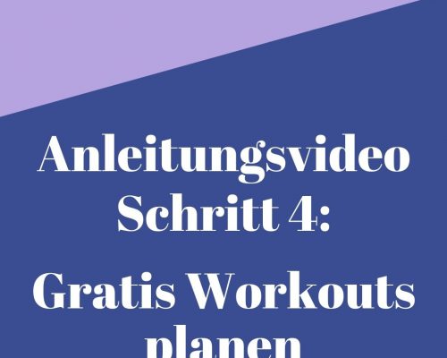 Gratis Workouts für Zuhause planen
