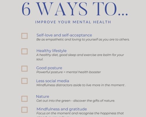 6 Ways to improve your Mental Health