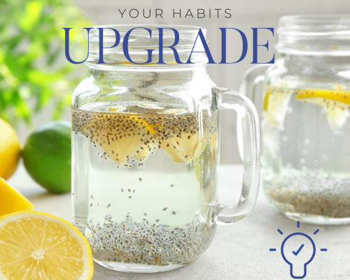 Upgrade your Water: Chia-Lemon Water